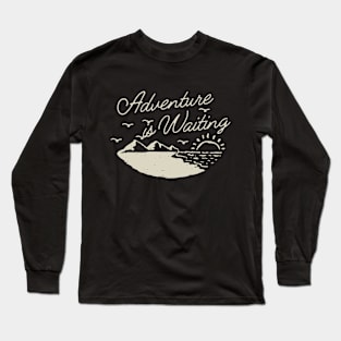 Van Life Camping Adventure is Waiting Long Sleeve T-Shirt